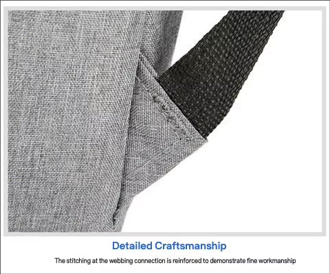 Water-Resistant Large Capacity Lightweight Slim Business Oxford Laptop Backpack product detail