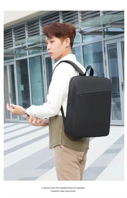 Water-Resistant Large Capacity Lightweight Slim Business Oxford Laptop Backpack product detail