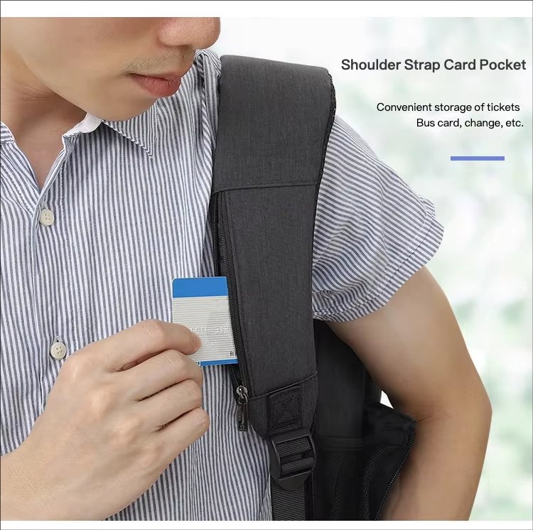 Water-Resistant USB Business School Casual Oxford Laptop Backpack product detail