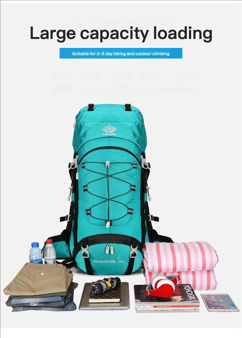 Camping Nylon Outdoor Backpack 56 detail image