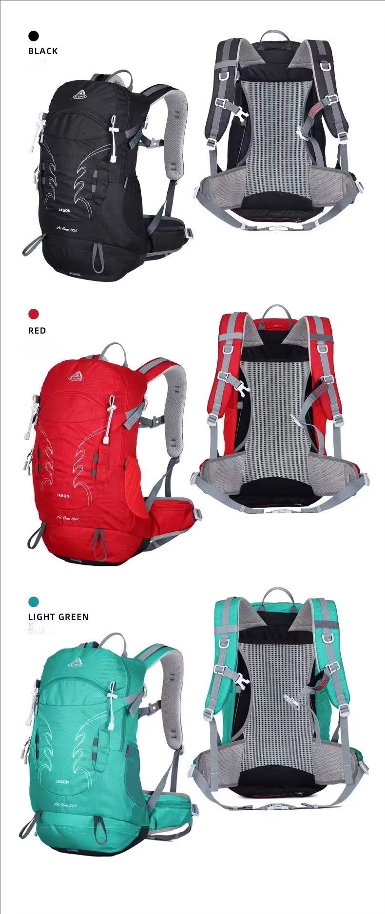 Waterproof Camping Nylon Trekking Backpack detail image