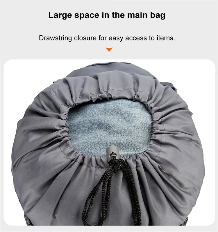 65L Anti-Theft Nylon Trekking Backpack detail image