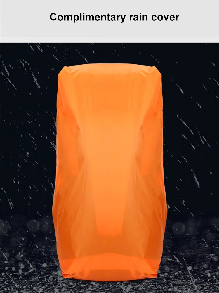 65L Anti-Theft Nylon Trekking Backpack detail image