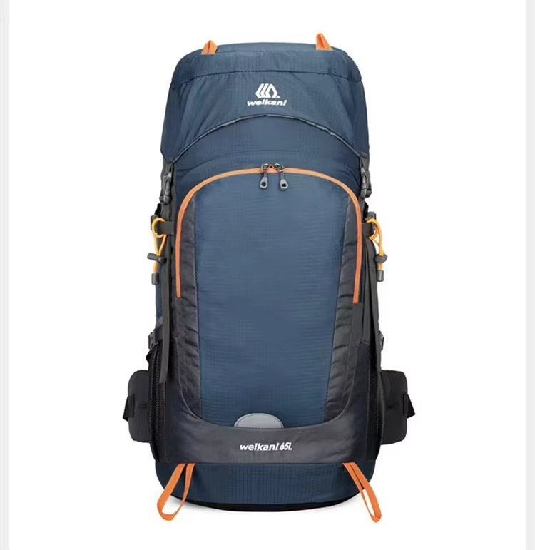 65L Anti-Theft Nylon Trekking Backpack detail image