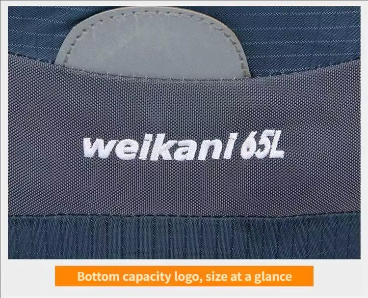 65L Anti-Theft Nylon Trekking Backpack detail image