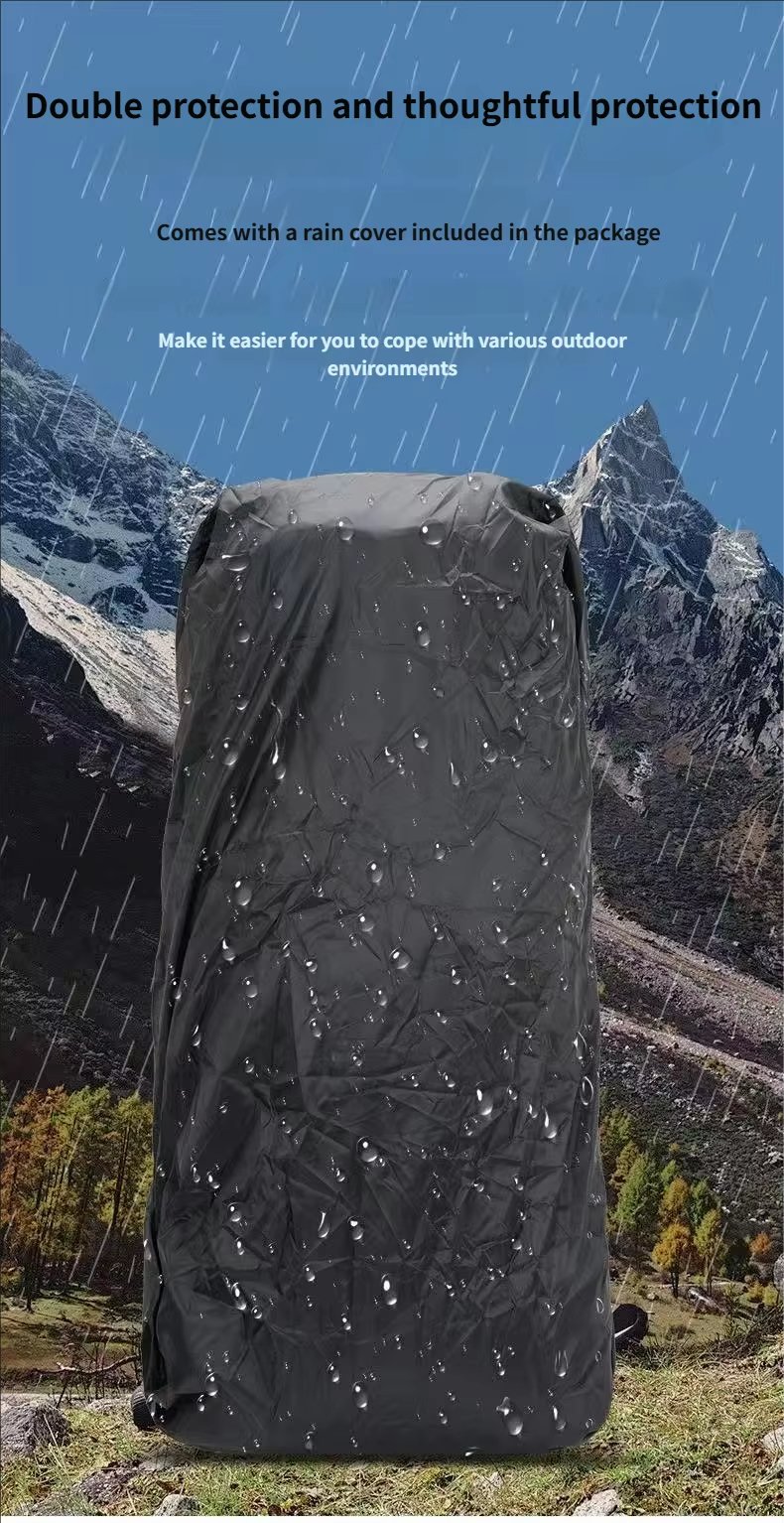 Anti-Theft 80L Oxford Camping Trekking Backpack detail image
