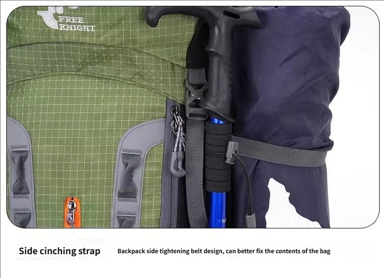 Anti-Theft 80L Oxford Camping Trekking Backpack detail image
