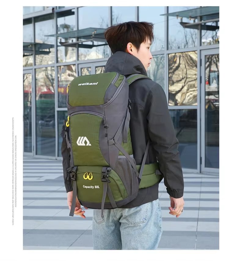 50L Anti-Theft Oxford Trekking Backpack detail image