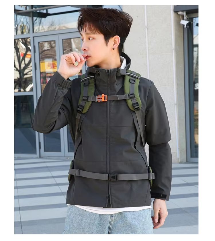 50L Anti-Theft Oxford Trekking Backpack detail image