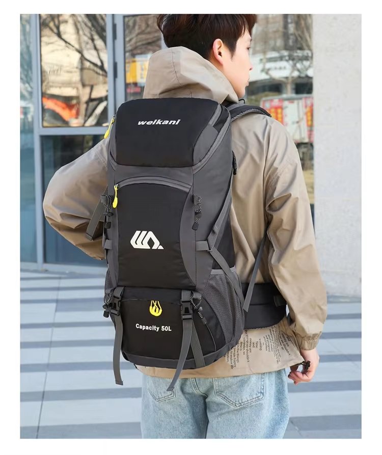 50L Anti-Theft Oxford Trekking Backpack detail image