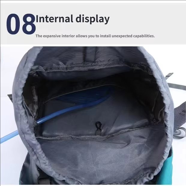 Anti-Theft 65L Nylon Camping Trekking Backpack detail image