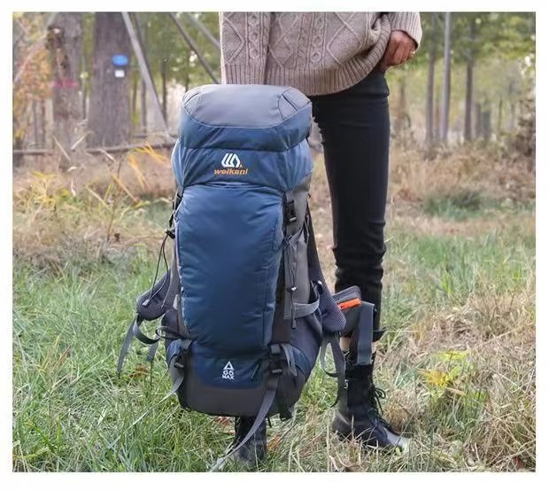 Anti-Theft 65L Nylon Camping Trekking Backpack detail image