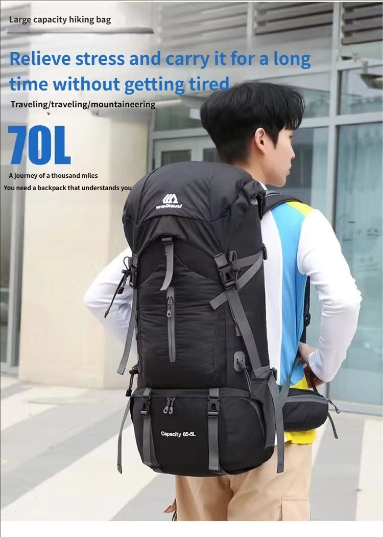 Anti-Theft Oxford Camping Trekking Backpack detail image