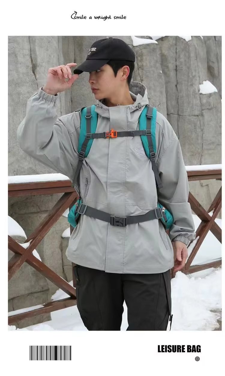 Anti-Theft 60L Nylon Camping Trekking Backpack detail image