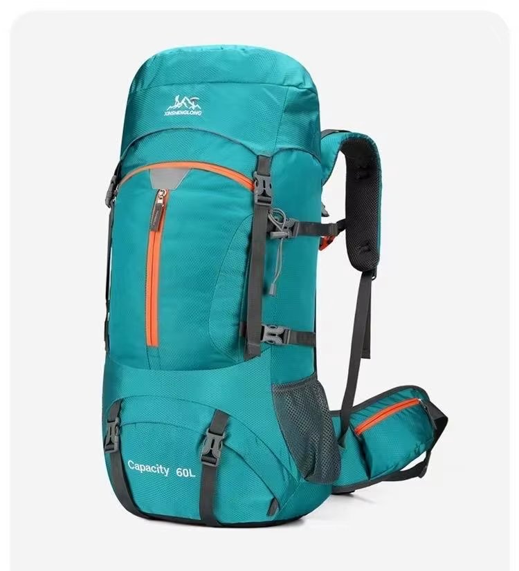 Anti-Theft 60L Nylon Camping Trekking Backpack detail image