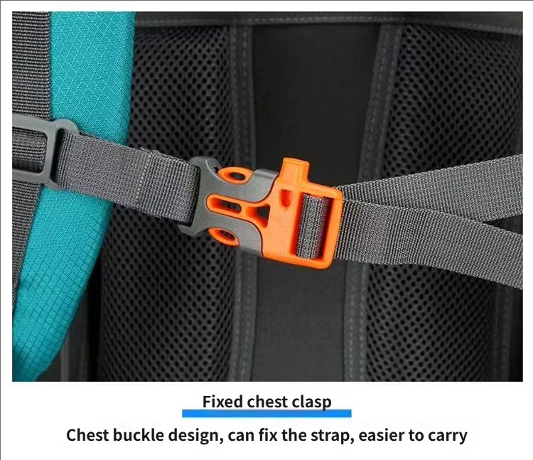 Anti-Theft 60L Nylon Camping Trekking Backpack detail image