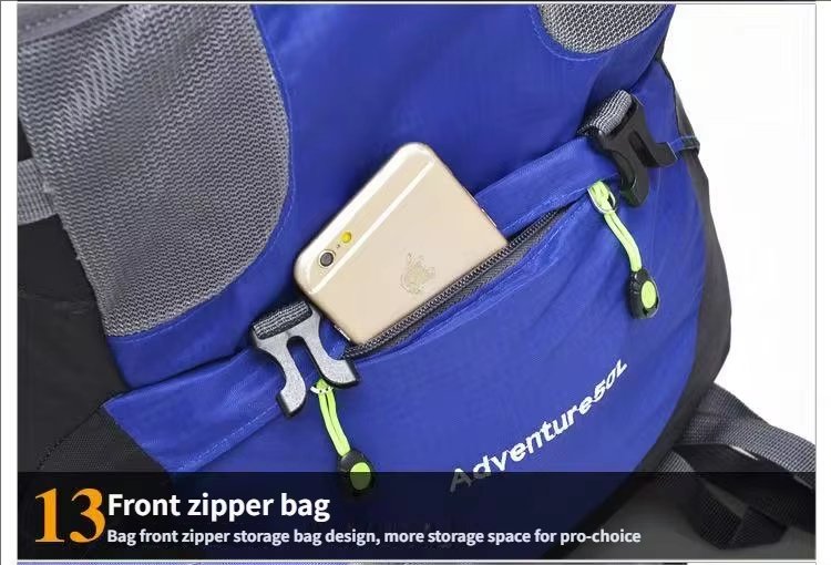 Anti-Theft Oxford Softback Trekking Backpack detail image