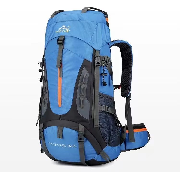 70L Anti-Theft Nylon Trekking Backpack detail image