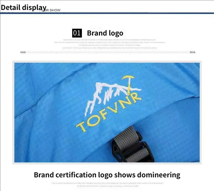 70L Anti-Theft Nylon Trekking Backpack detail image