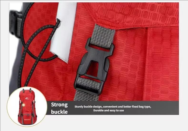 Anti-Theft 60L Oxford Climbing Trekking Backpack detail image