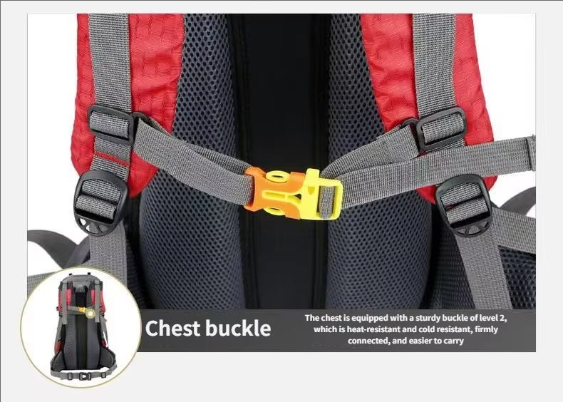 Anti-Theft 60L Oxford Climbing Trekking Backpack detail image