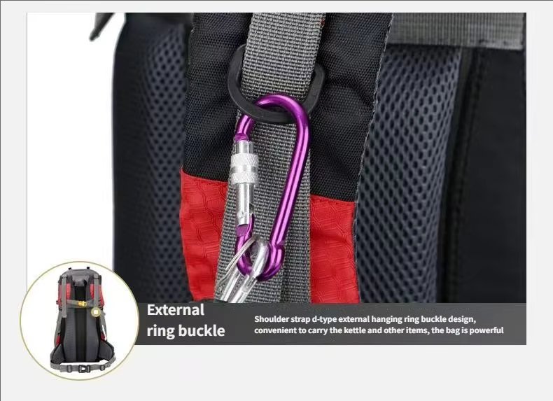 Anti-Theft 60L Oxford Climbing Trekking Backpack detail image