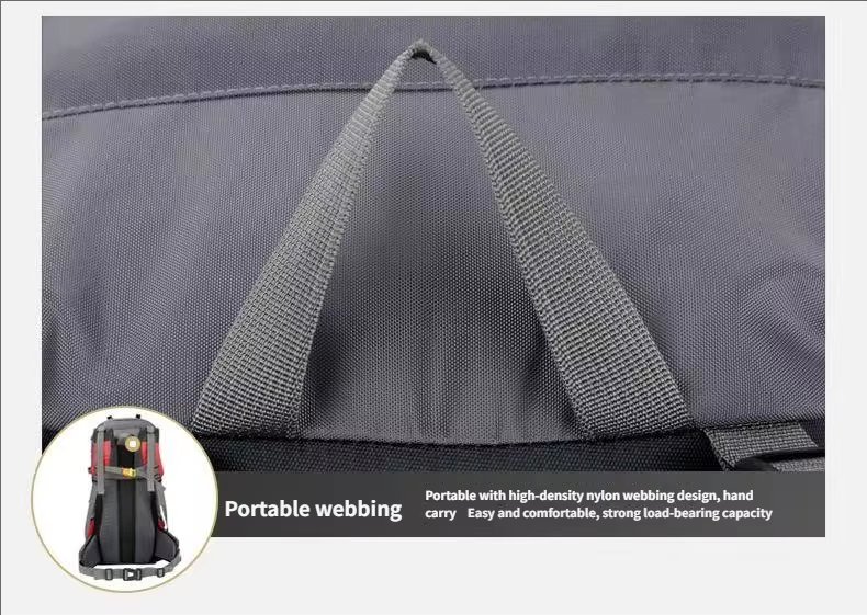 Anti-Theft 60L Oxford Climbing Trekking Backpack detail image