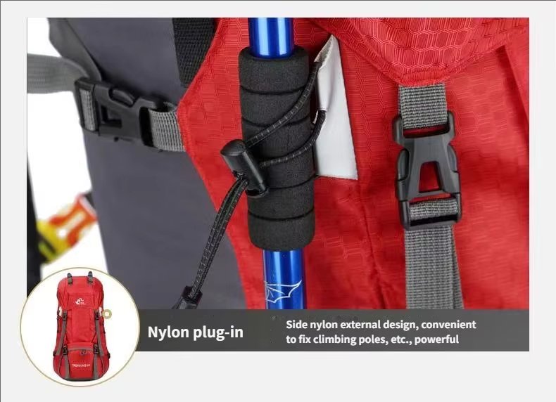 Anti-Theft 60L Oxford Climbing Trekking Backpack detail image