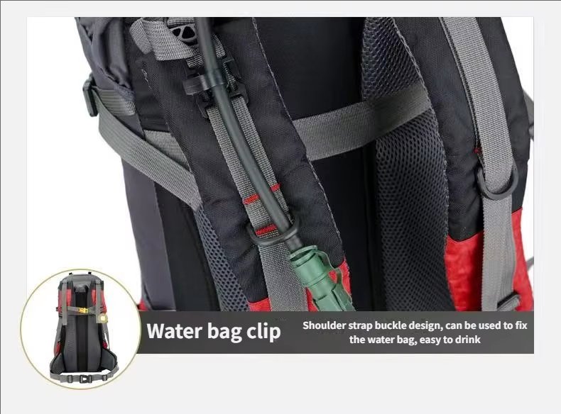 Anti-Theft 60L Oxford Climbing Trekking Backpack detail image