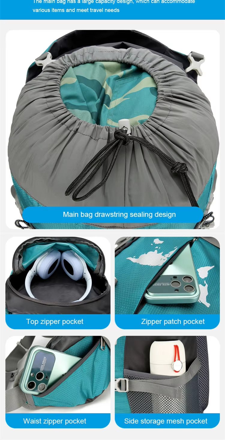 Anti-Theft Oxford Cycling Trekking Backpack detail image