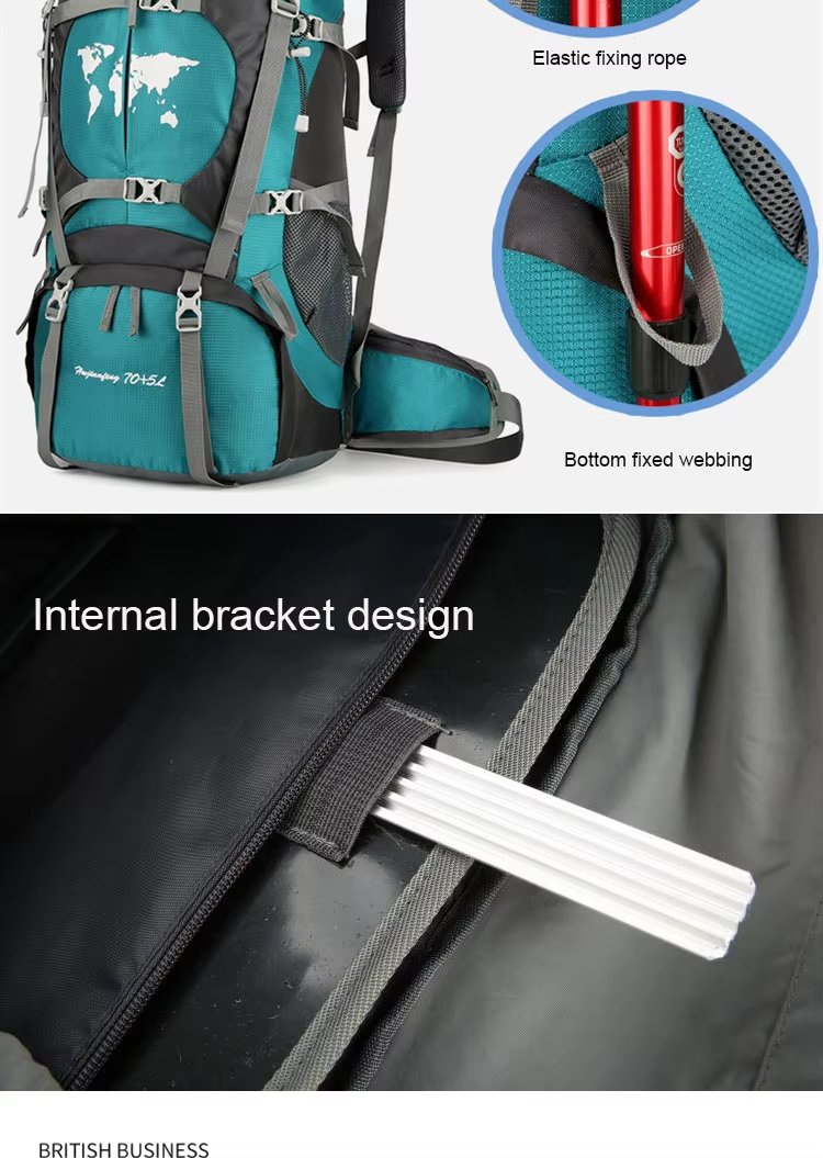 Anti-Theft Oxford Cycling Trekking Backpack detail image