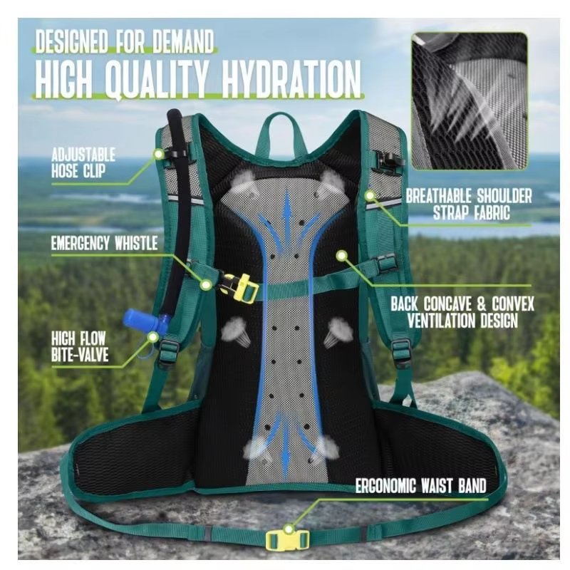Hydration Nylon Cycling Trekking Backpack detail image