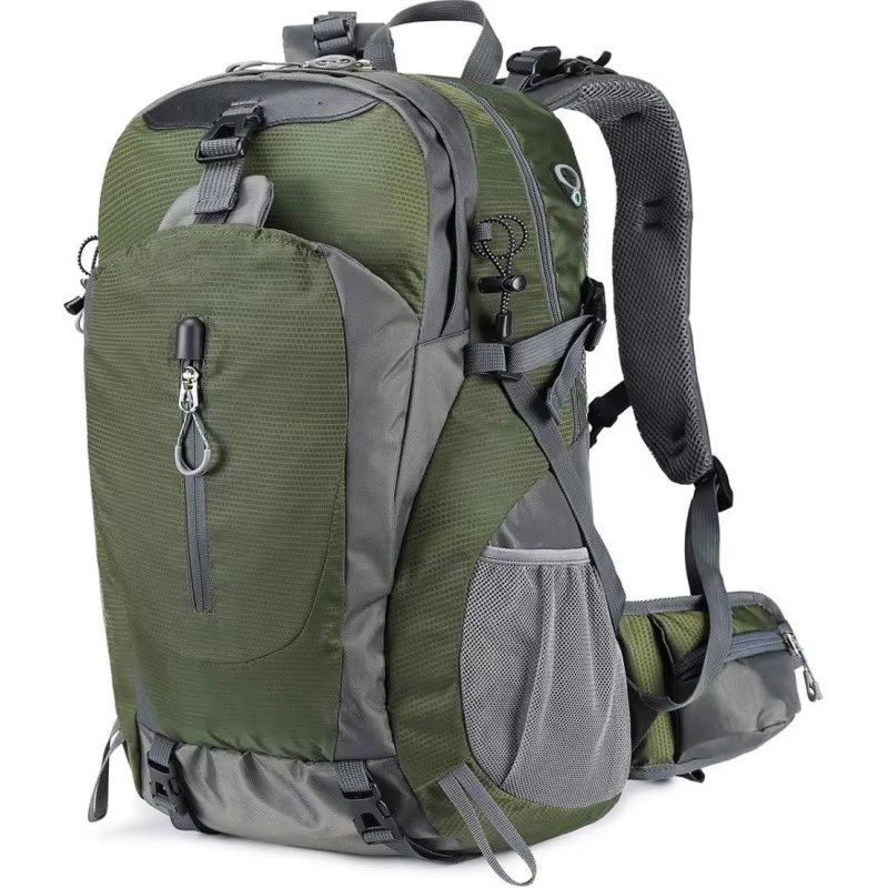 40L Waterproof Nylon Trekking Backpack detail image