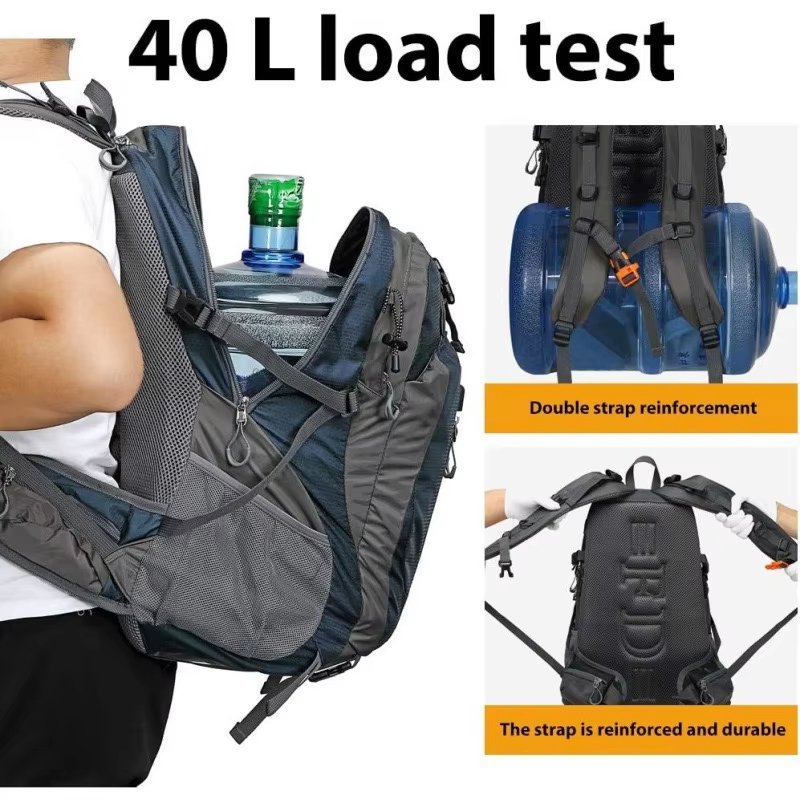 40L Waterproof Nylon Trekking Backpack detail image