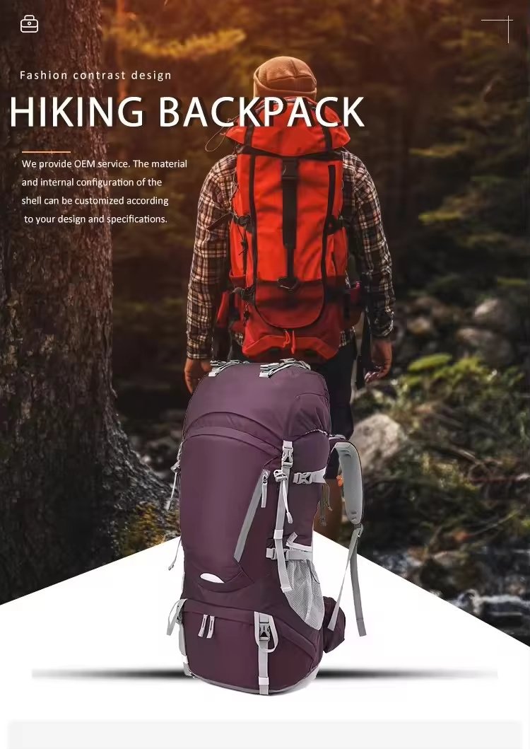 Camping Anti-Theft Polyester Trekking Backpack detail image