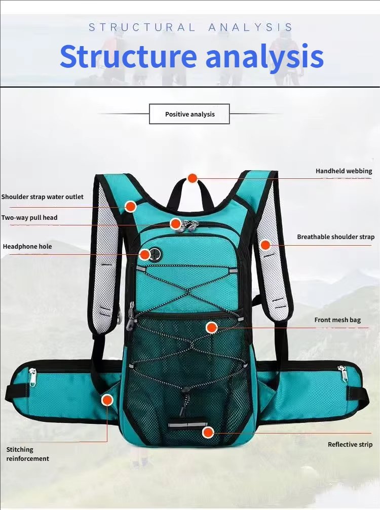 Hydration Cycling Nylon Pack detail image
