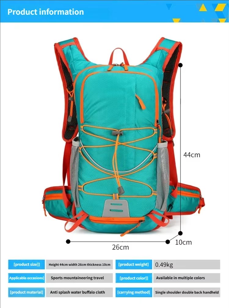 Cycling Anti-Theft Oxford Trekking Backpack detail image