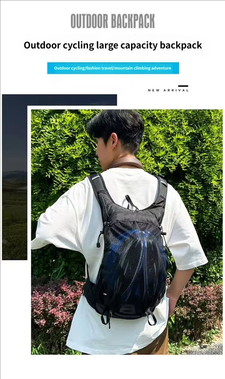 Cycling Anti-Theft Oxford Trekking Backpack detail image