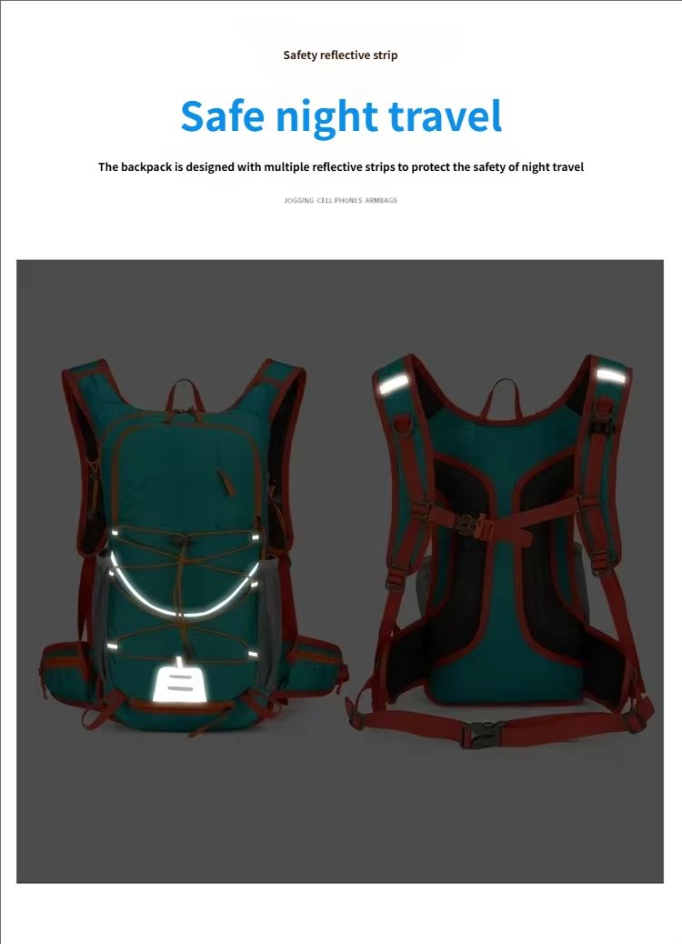 Cycling Anti-Theft Oxford Trekking Backpack detail image