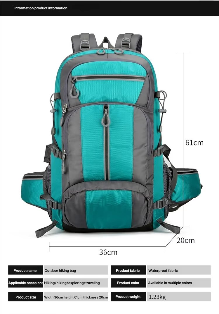 Climbing Anti-Theft Oxford Trekking Backpack detail image