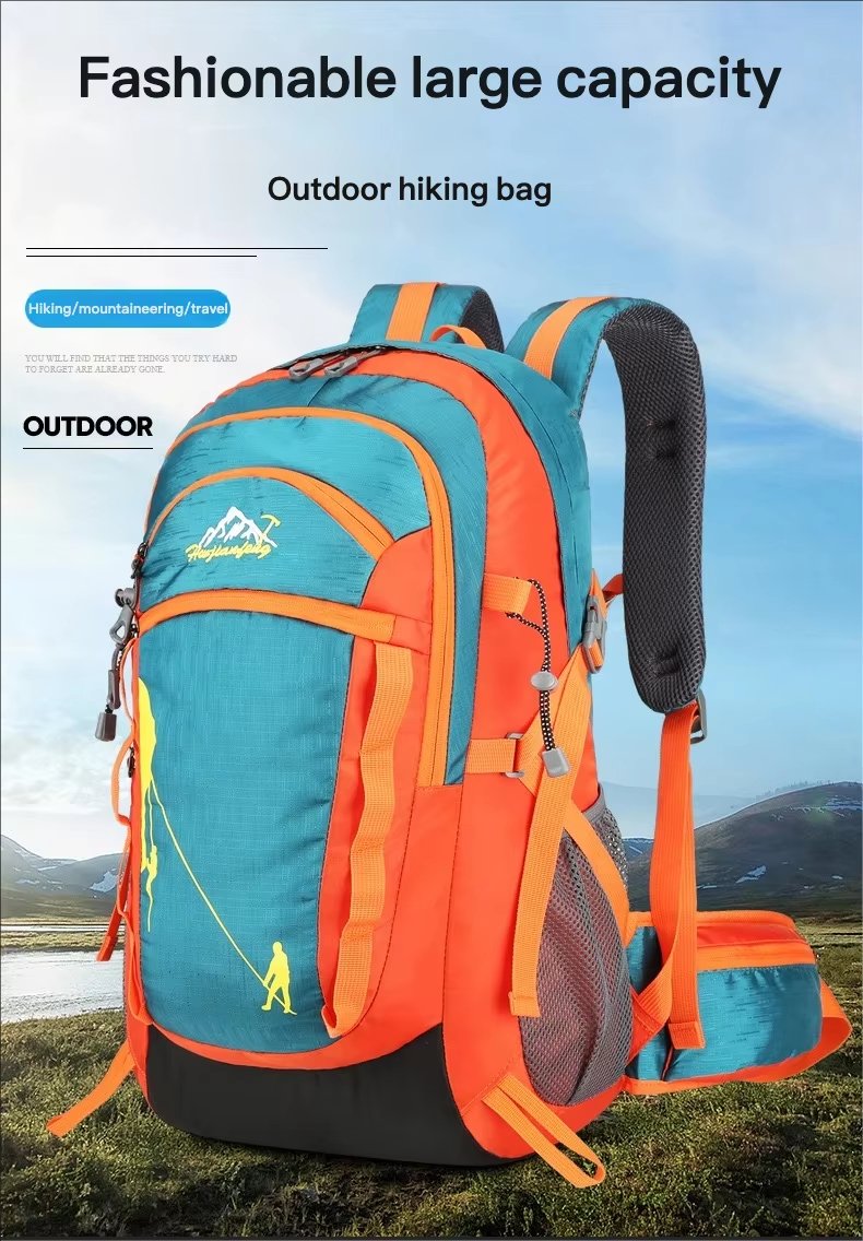 Softback Anti-Theft Oxford Trekking Backpack detail image