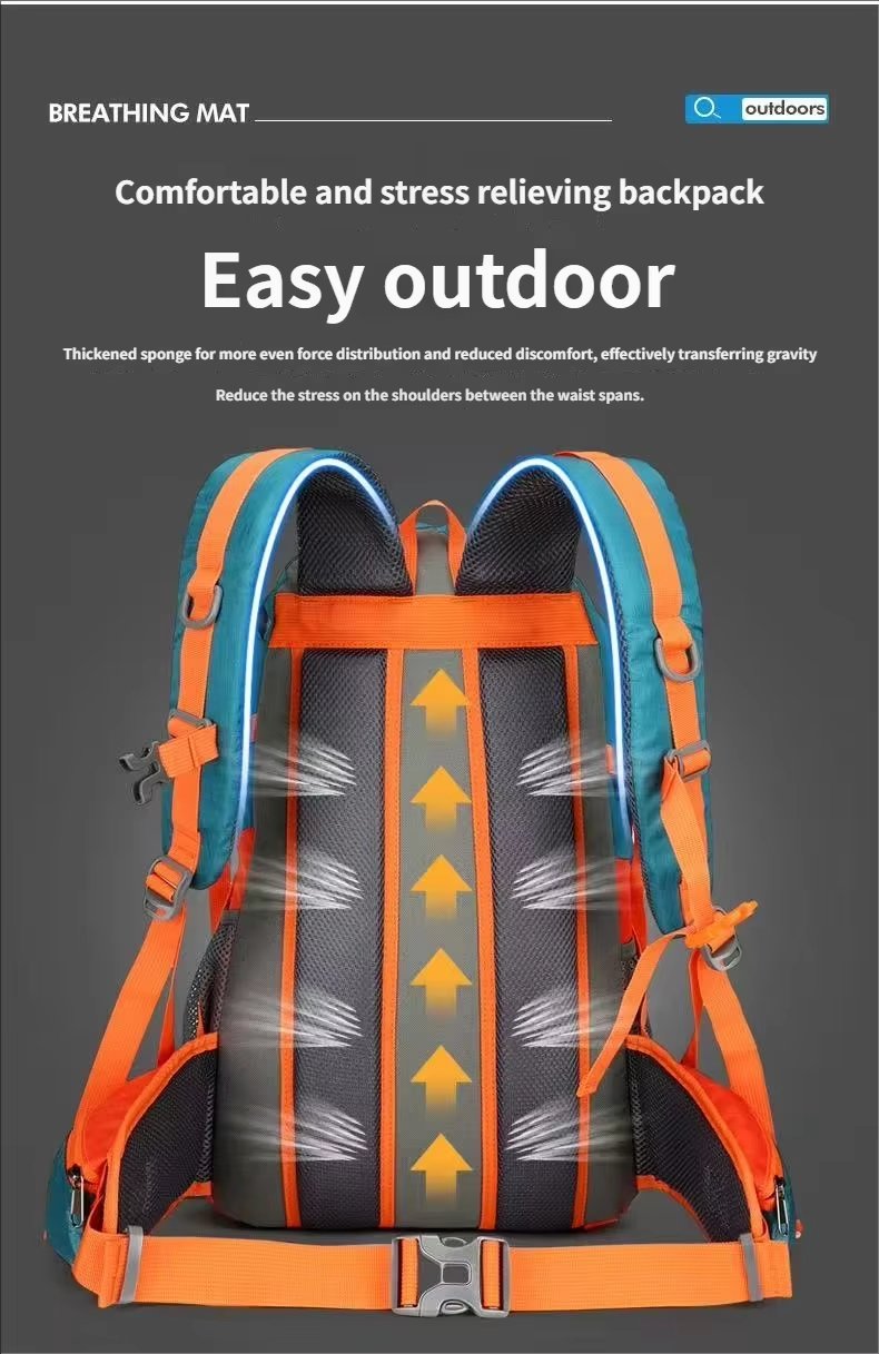 Softback Anti-Theft Oxford Trekking Backpack detail image