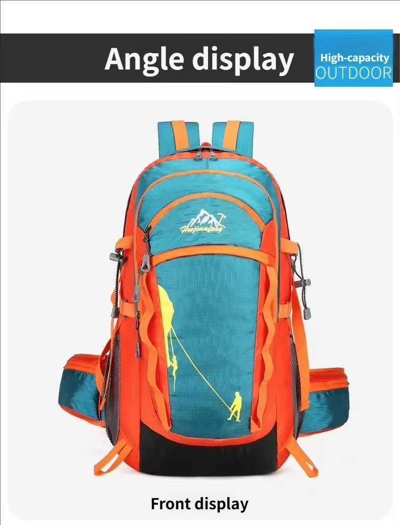Softback Anti-Theft Oxford Trekking Backpack detail image