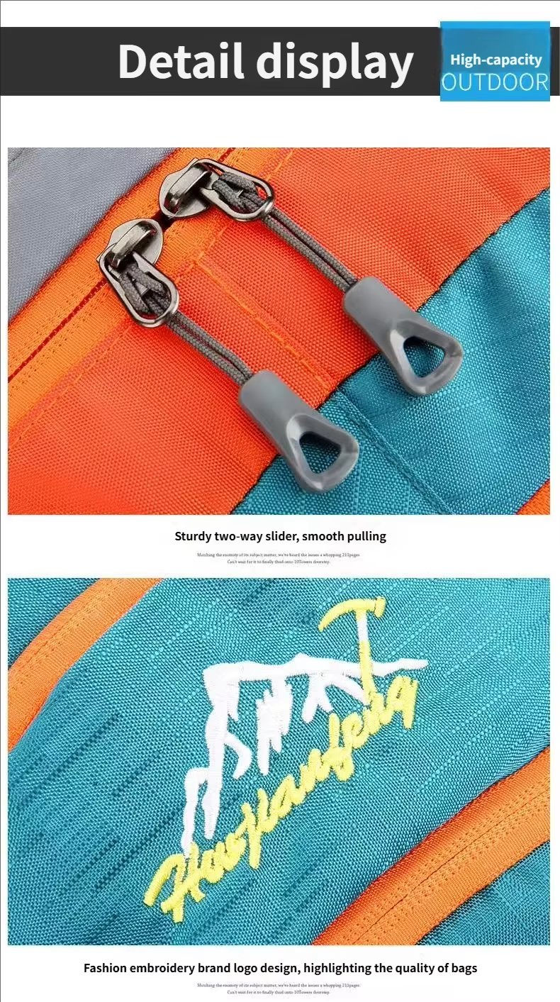 Softback Anti-Theft Oxford Trekking Backpack detail image