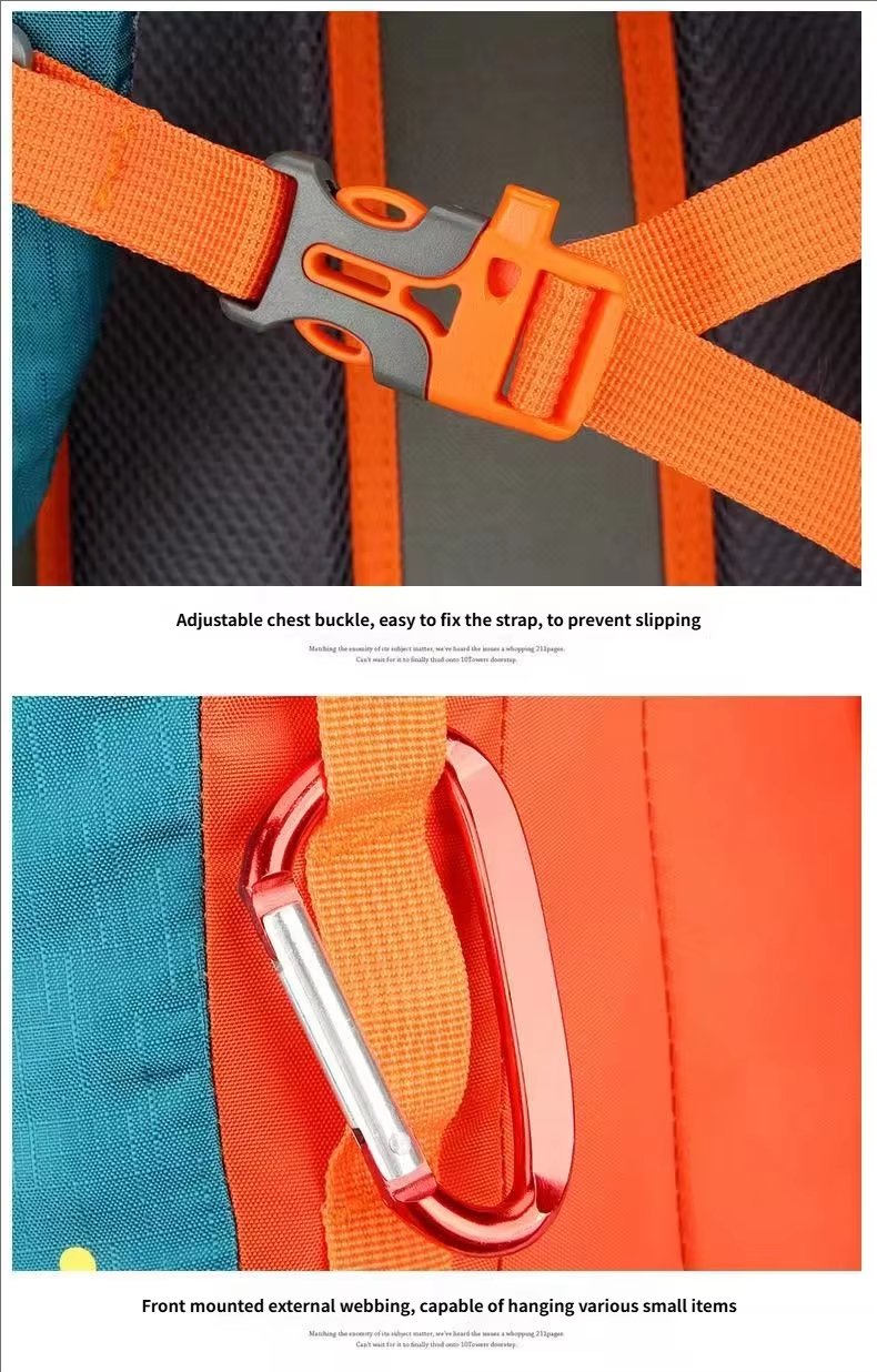 Softback Anti-Theft Oxford Trekking Backpack detail image