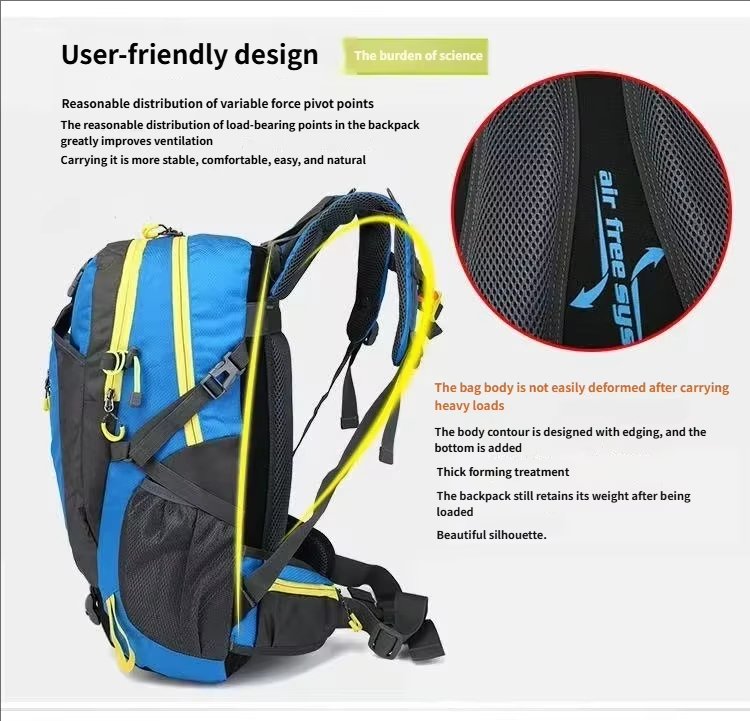 Anti-Theft Nylon Camping Trekking Backpack detail image