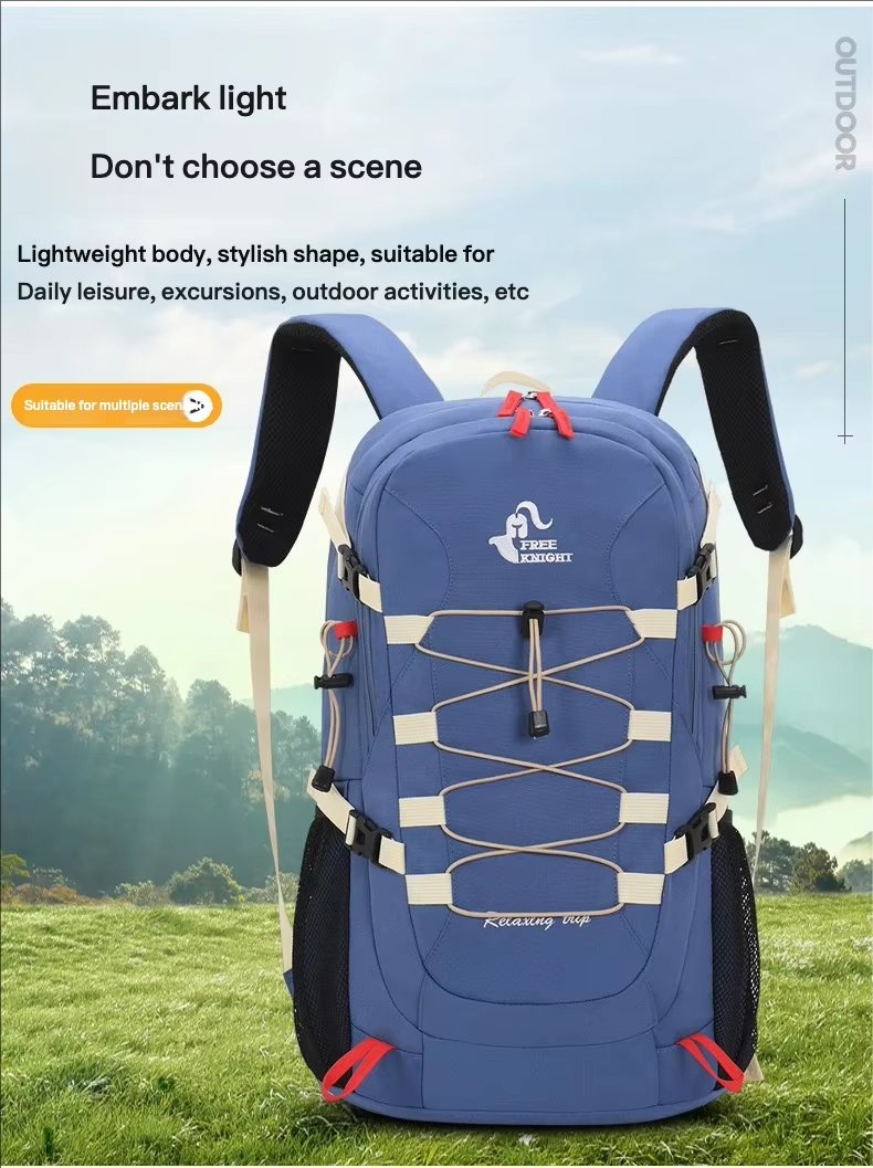 Camping Anti-Theft Nylon Trekking Backpack detail image