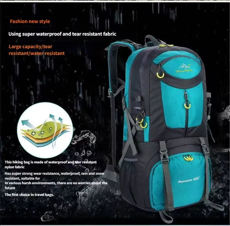Anti-Theft 40L Nylon Climbing Trekking Backpack detail image