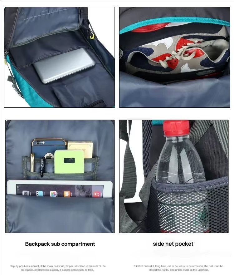 Anti-Theft 40L Nylon Climbing Trekking Backpack detail image