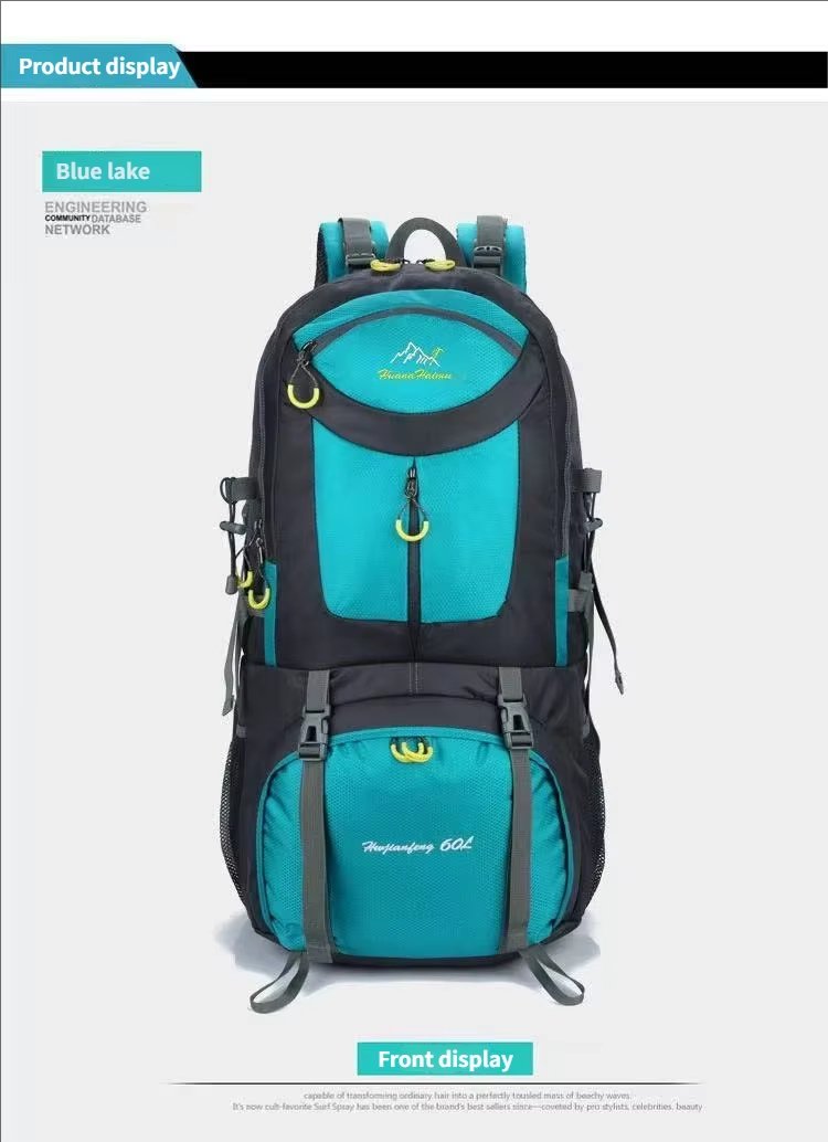 Anti-Theft 40L Nylon Climbing Trekking Backpack detail image